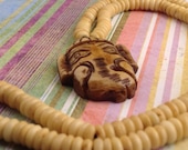 Ganesha Pendant Bone Necklace