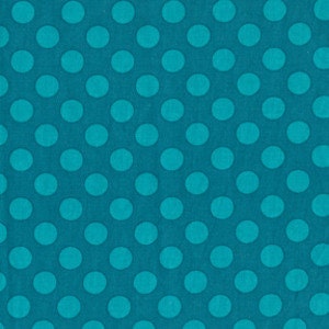 Ta Dot in Teal - Michael Miller Fabric - Fat Eighth