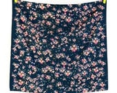 Nani Iro Japanese Fabric Little Letter A/W 2012 - dark blue green - fat quarter