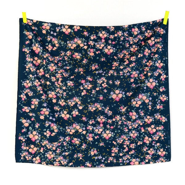 Nani Iro Japanese Fabric Little Letter A/W 2012 - dark blue green - fat quarter