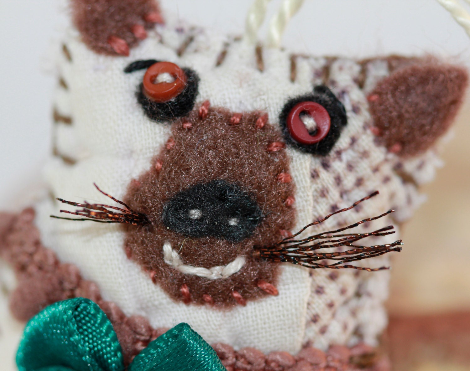 Silly Boy Winter Willy - Grizzly Bear Quilty Critter - Woodland Wonder with Tree