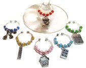Baking Wine Charms - FREE SHIPPING