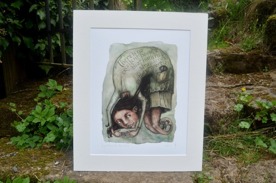Leg Wheel & Jew Harp - Archival giclée print in mount