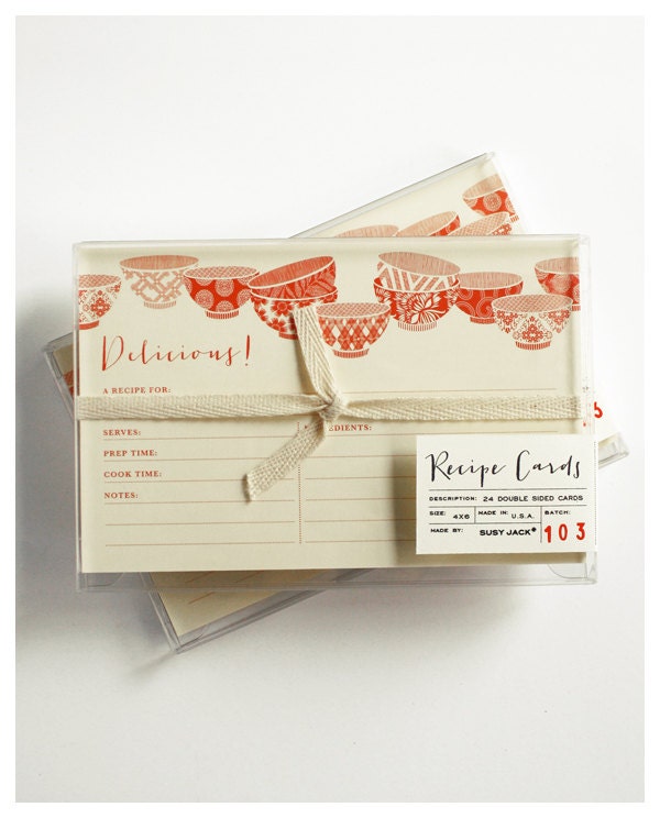 Delicious Recipe Cards
