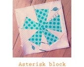 Asterisk block pattern