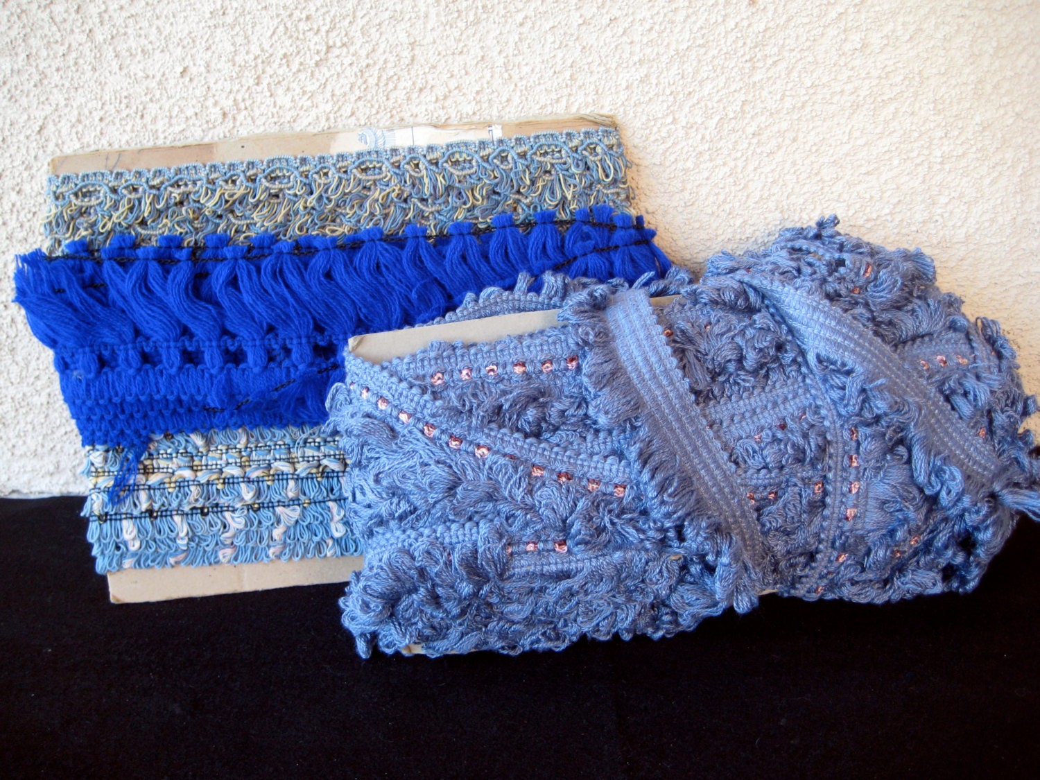 Vintage Blue Cotton Trims