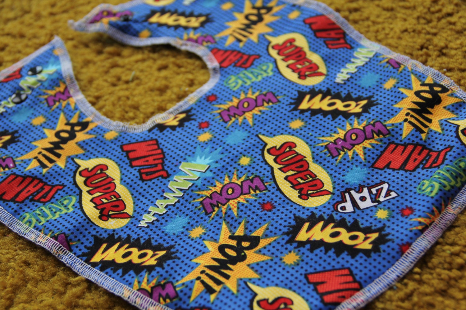 Super Pow Comics Baby and Toddler Bib