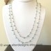 Blue Topaz Layering Necklace Rosary Style Necklace Mothers Day or Something Blue