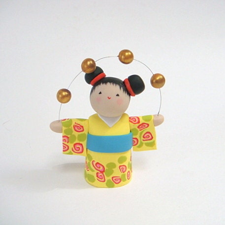 Kokeshi Juggles Gilden Orbs