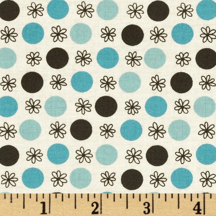 Free Spirit Fabric - Denyse Schmidt Flea Market Fancy Legacy - Flower & Dot