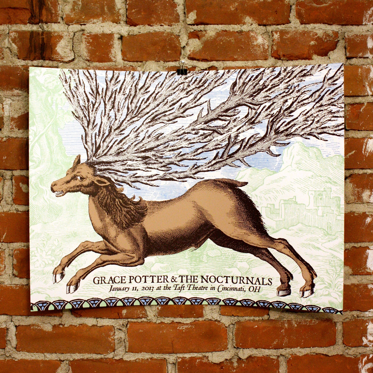 Grace Potter - Hand-Printed Gigposter