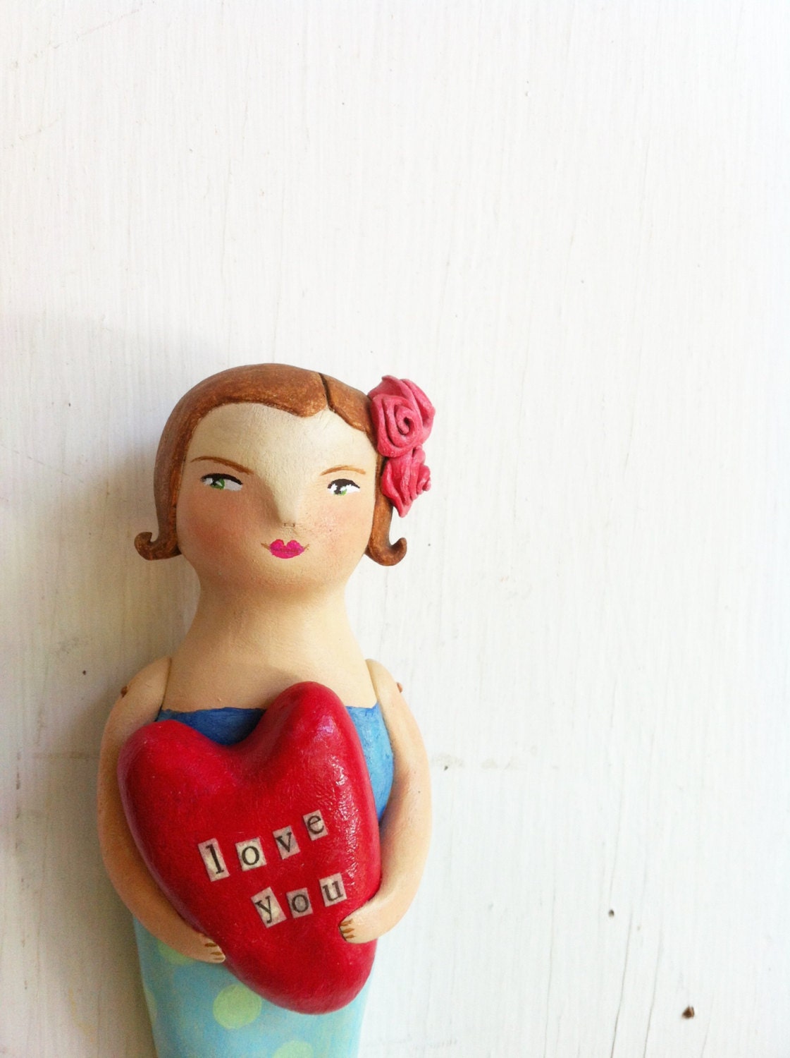 RESERVED wall sculpture art doll mermaid