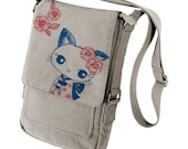 Kimono Kitty Military Style iPad Bag