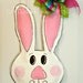 Easter Carrot Burlap Door Hanger Decoration HUGE 2 ft x 16"