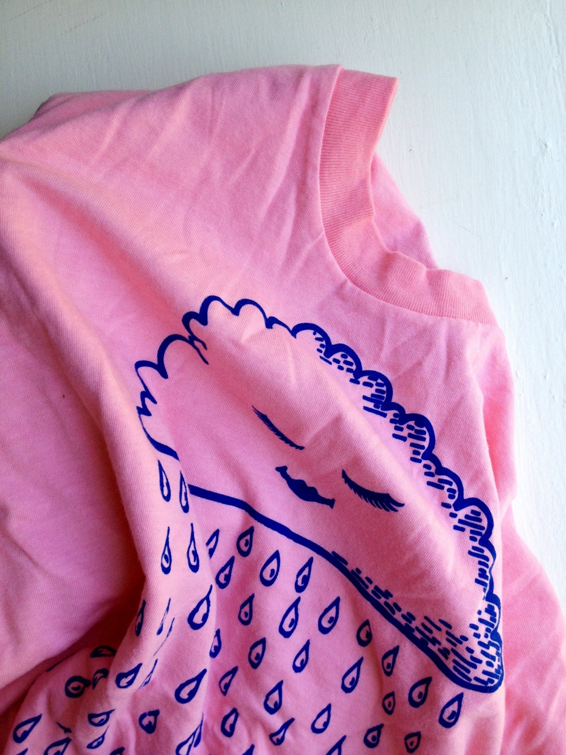 Lil' Sprout Maternity Tshirt in Coral Pink (Made in USA)