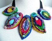 Proud Peacock -Neckpiece