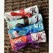25% OFF Bridal Sale Wedding Party Gift Bridesmaids Gift Jewelry Roll with Monogram NEW ORGANIC Set of 7 w/Free Shipping