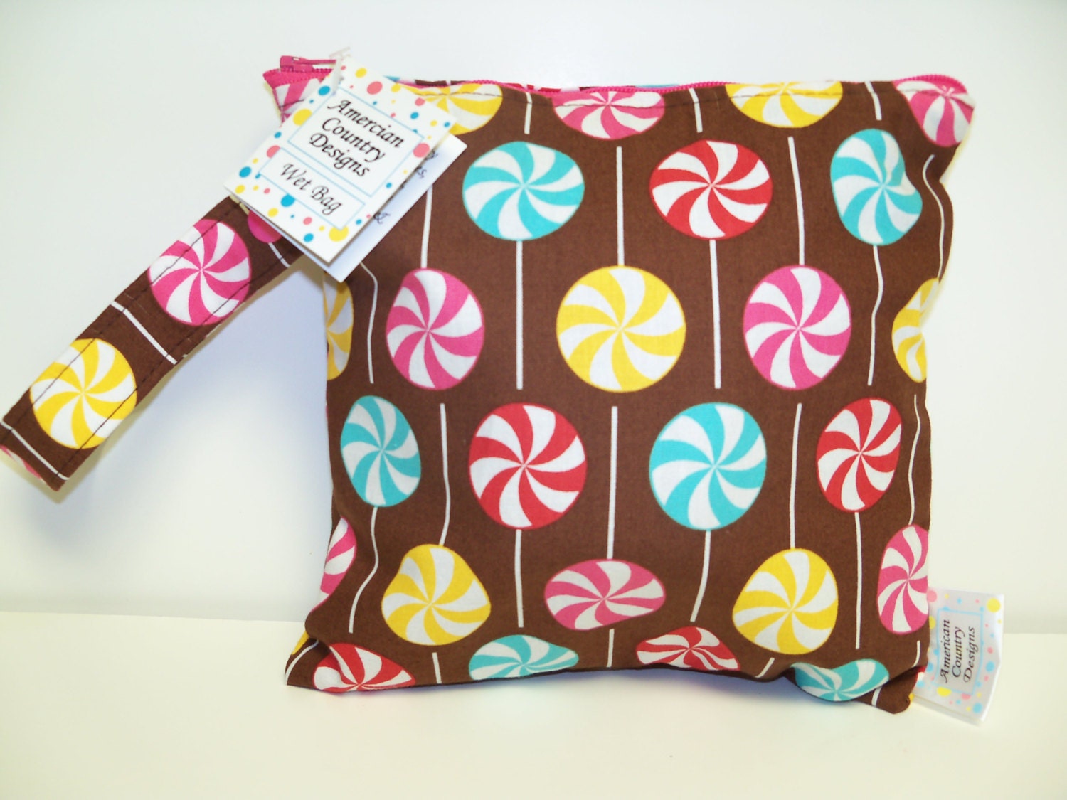 X-Small Wet Bag - Wet Bag - 8 X 8 - Lollypop Lineup
