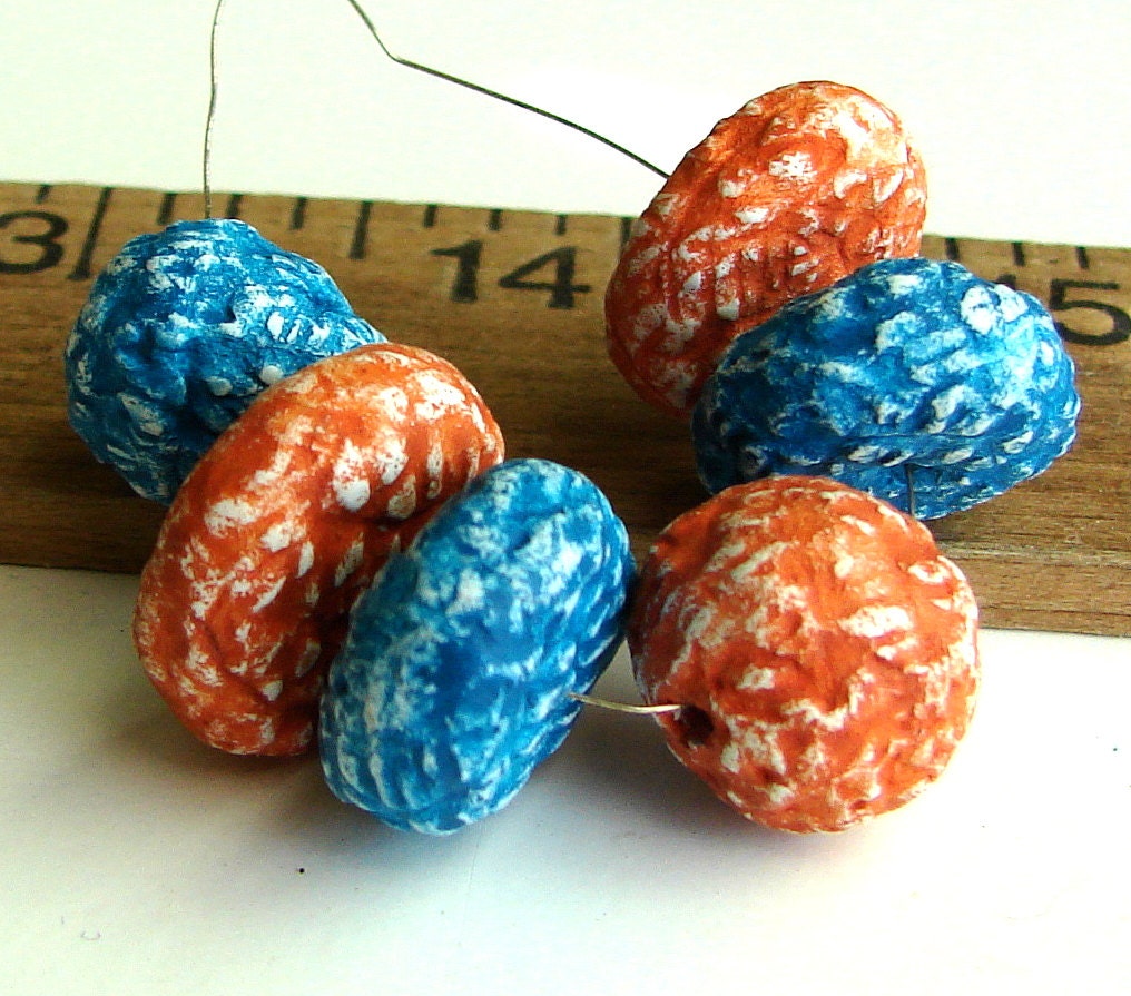 Handmade Polymer Clay Beads - Modge Podge