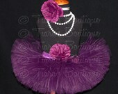 Girls Tutu - Eggplant - Plum Purple Tutu - Custom Sewn Tutu - Up to 8'' length - sizes Newborn to 5T