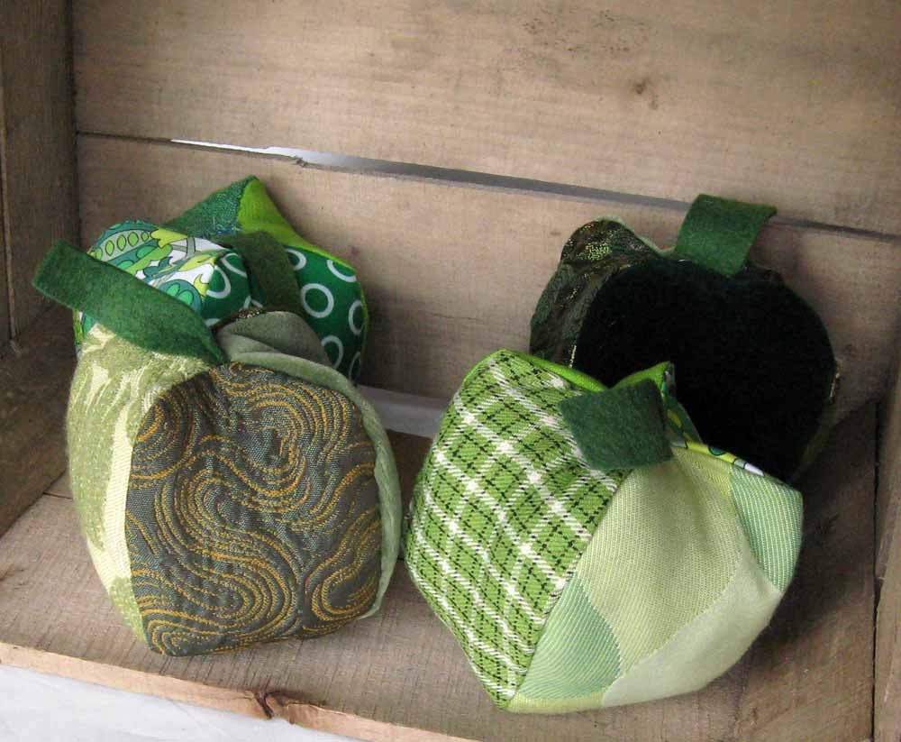 Stuffed Green Pepper Home Kitchen Garden Decor - Eco Friendly Garden Fun - Ready to Ship