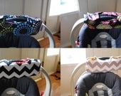 Cute NEW and IMPROVED Car Seat Arm Pad with Hand Grip-- Your CHOICE of Fabric