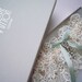 Forever lace garter with rhinestone trim
