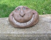 Grins the Rock - Yard Art - Garden Decor