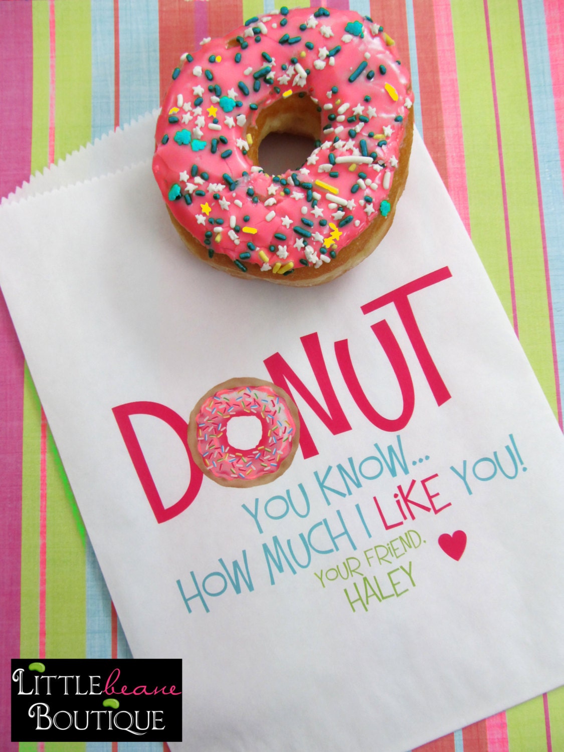 Donut bags, Donut party, Favor bags, class treats, kids, children,Sweets, Treats, Set of 24 Il_570xn