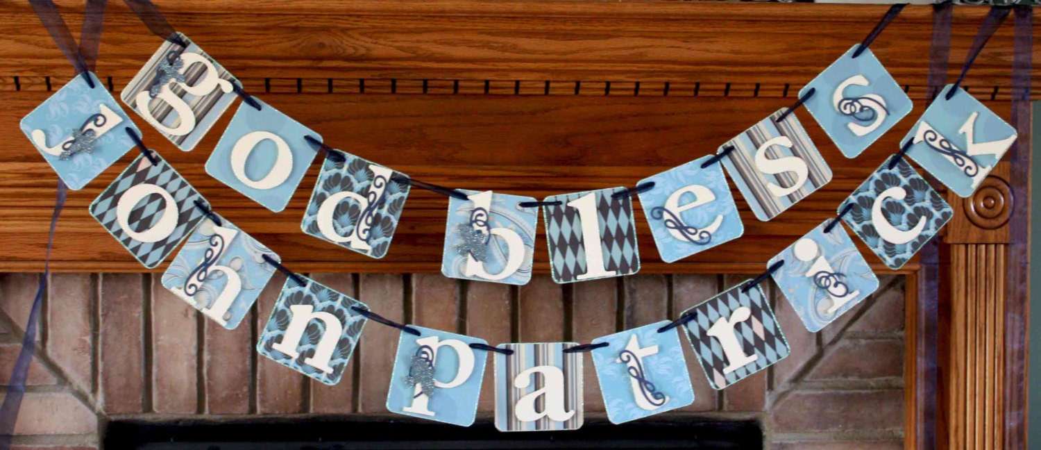 Custom order for natalie fisher. Emma Rose Baptism Banner Il_170x135