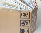 Mail Book - Recycled Paper Notebook - Mini Travel Journal
