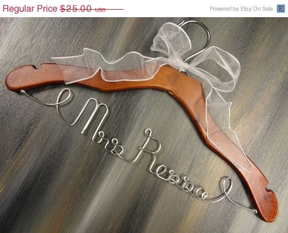 20% OFF SALE Custom Bridal Hangers Personalized Hangers Wedding Dress Hangers Bridal Accessories Wedding Coat Hangers Bride Hangers