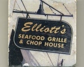 Elliot's Seafood Grille and Chop House in Edison Park -  Original Coaster