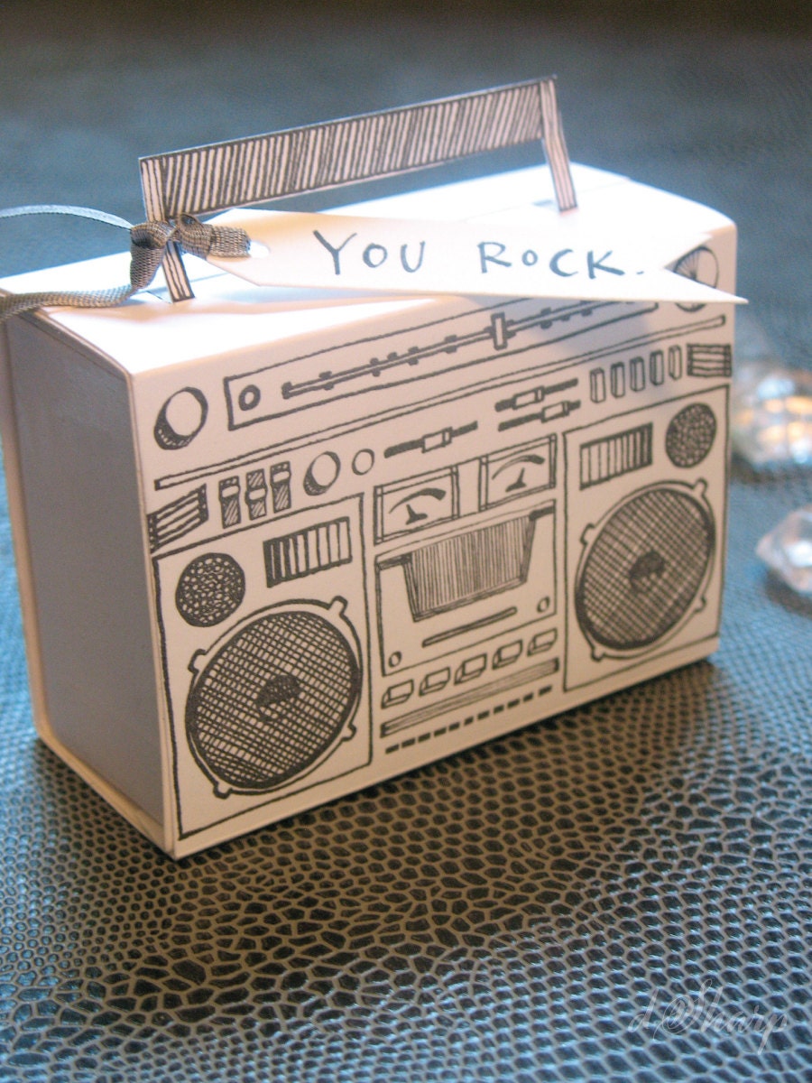 Letterpress Boombox