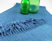 HandWoven Table Runner Lake Blue Green Hand Woven Table Decor