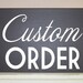 Custom order for Alicia