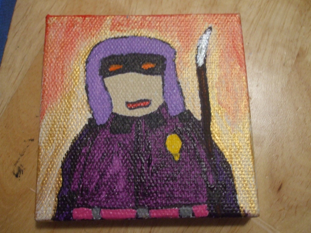 Hit Girl Creature Original Painting