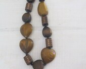 Chunky Wooden Beaded Necklace
