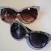 Crystal Baby Cat Eye Sunglasses Accessory by Cutie Dynamite Sunnies Cute Kawaii Lolita Retro