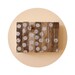 Dotted Landscape - Hand painted Sign - Driftwood - Reclaimed wood - Silver