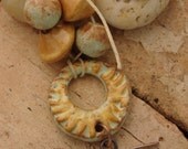 GOLDEN SUNFLOWER RING, Toggle Clasp and 4 Coordinating Beads