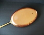 Paul Revere 1801 Signature Series Copper Pan -Cookware Au Gratin Stainless Steel Oval Fish Pan Made in USA Copper Saute Pan