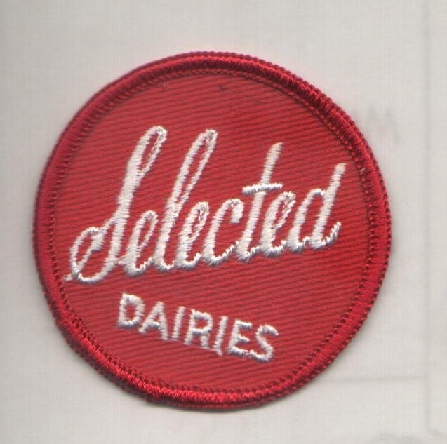 Vintage Uniform Patch Selected Dairies