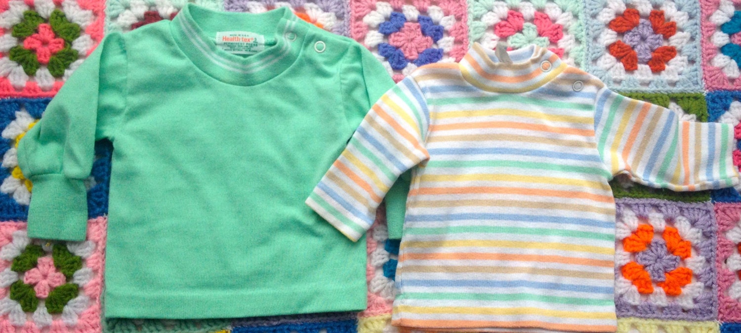 70s Baby T-Shirts 0-3 Months
