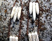 Mini Miss Em howlite spike earrings