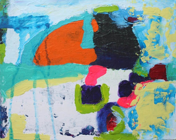 elmwood park - original abstract painting