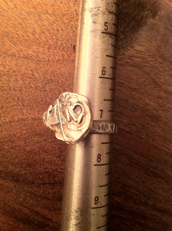 Sterling Silver & Copper OOAK Upcycled Ring