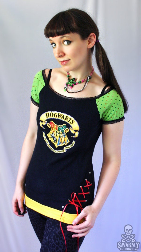 Hogwarts Harry Potter wizard stars corset top - smarmyclothes