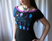 Panic at the Disco stripe off shoulder top - smarmyclothes