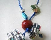SALE Eco Chic Necklace - A Wild Party For Your Neck